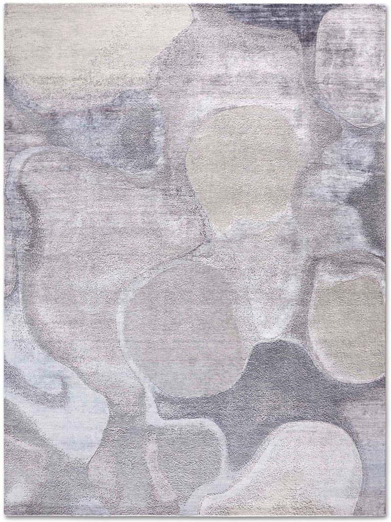 Silver Handmade Luxury Rug