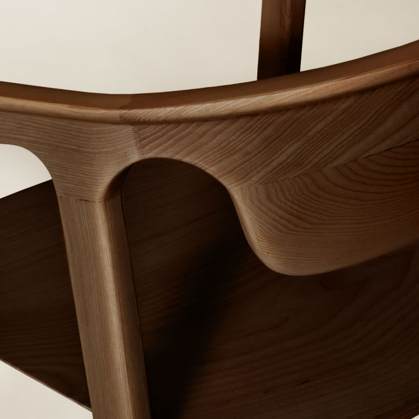 Duna Premium Brown Ash Chair Crafted in Italy