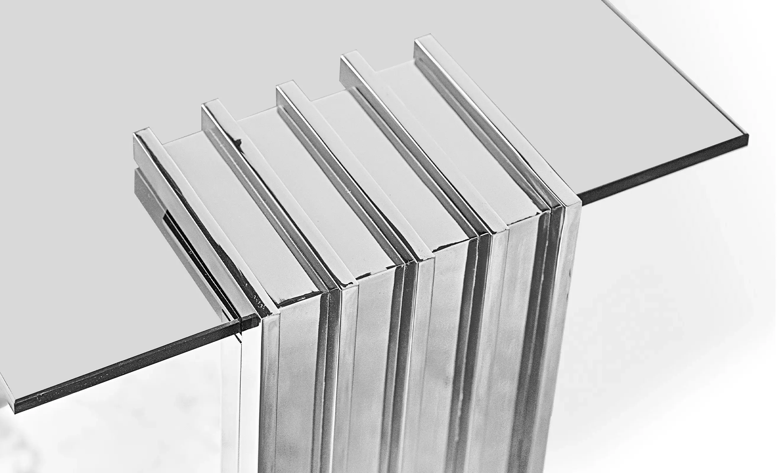 Cyclone Grey Side Table
