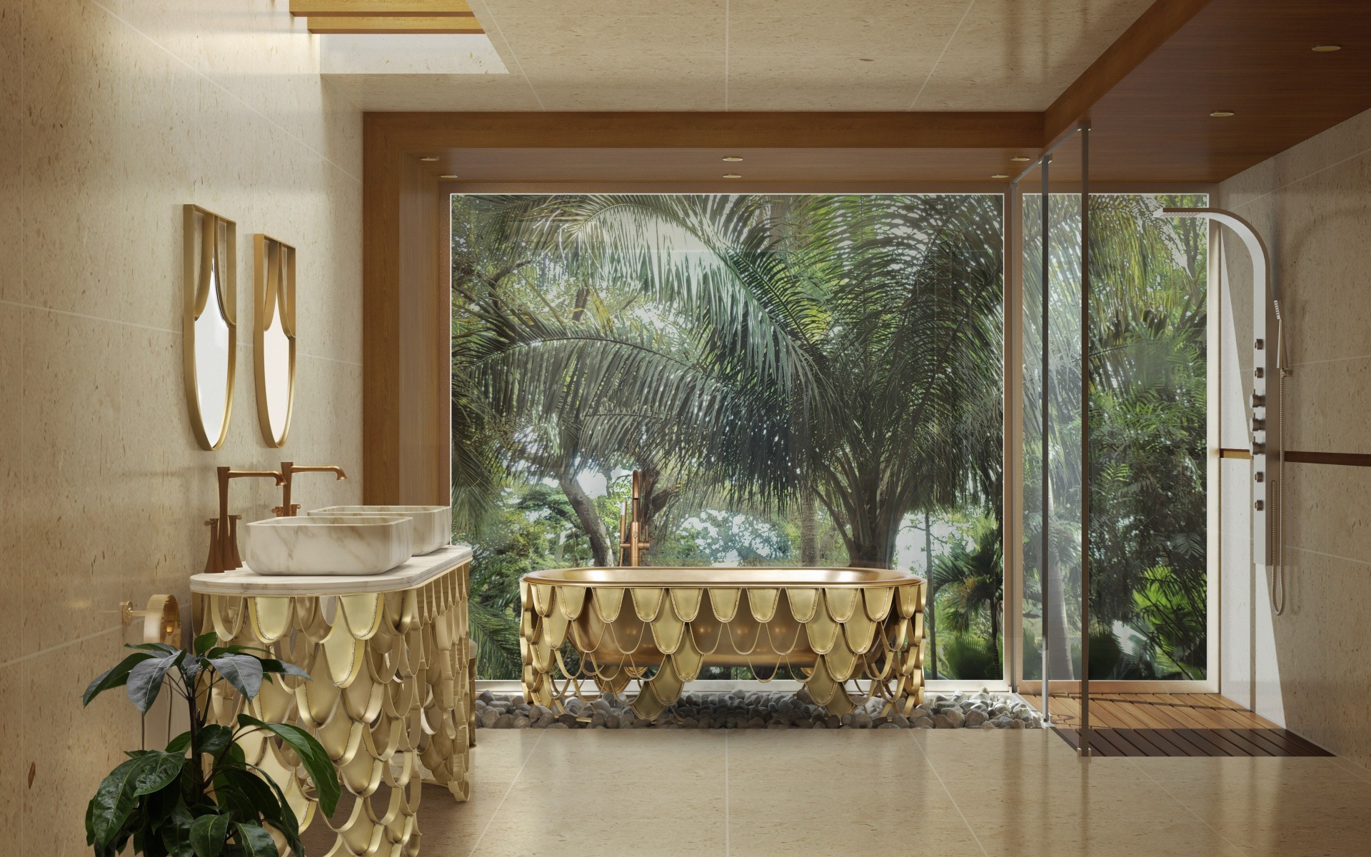 Carp-Inspired Bath - 2