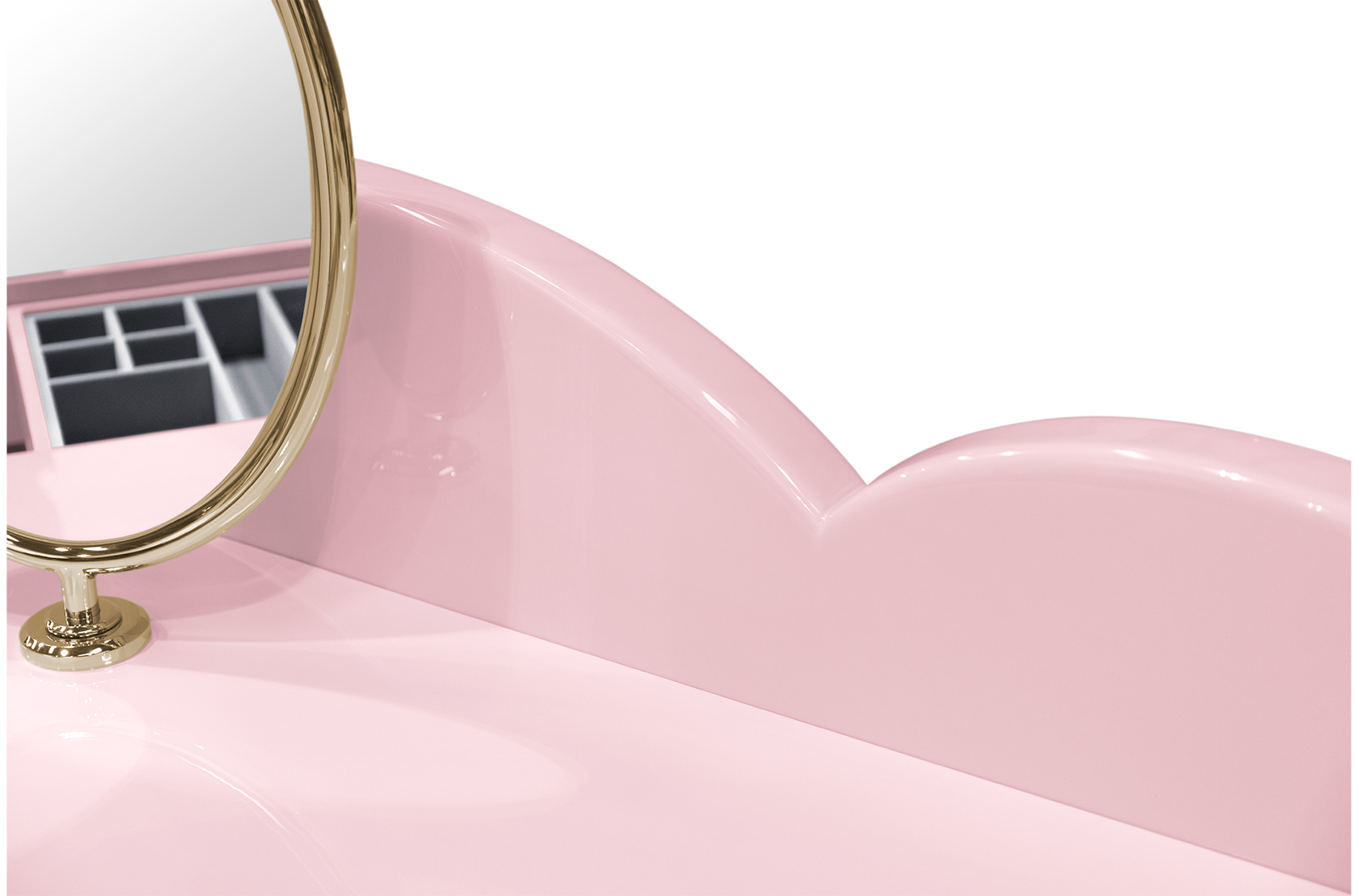 Dreamy Cloud Pink Dressing Table