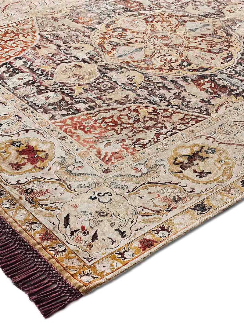 Gold Luxury Hand-Knotted Rug