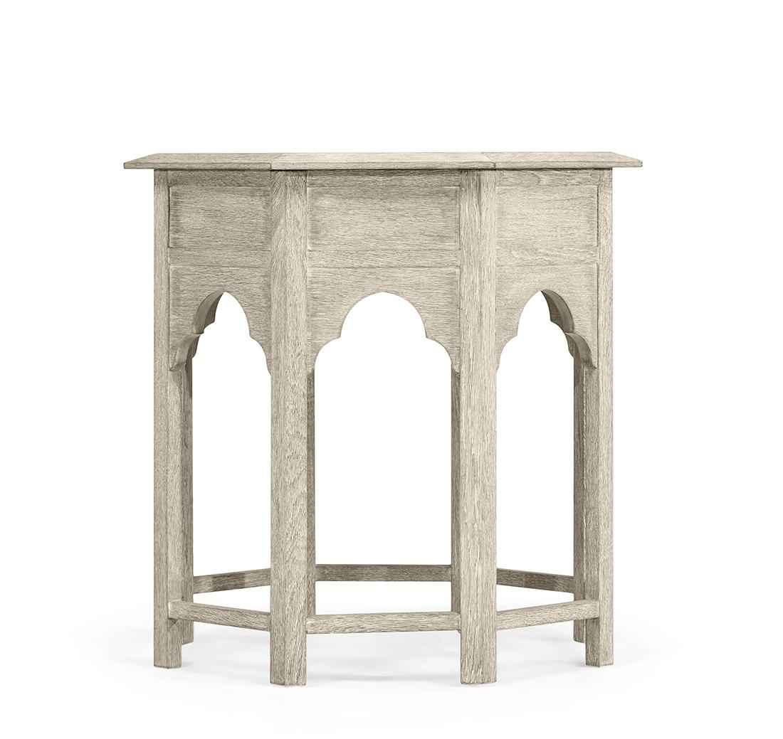 Tanjina Side Table Venetian White Oak