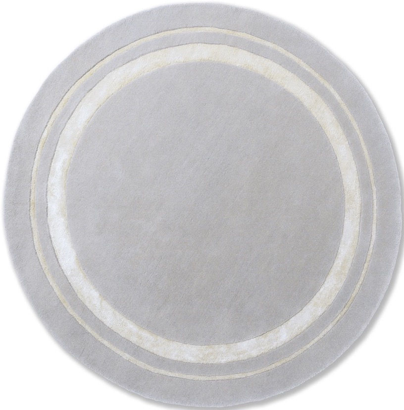 Redbrook-Silver Round Rug