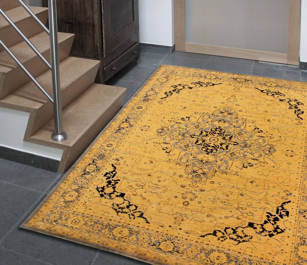 Heriz Saffron Rug