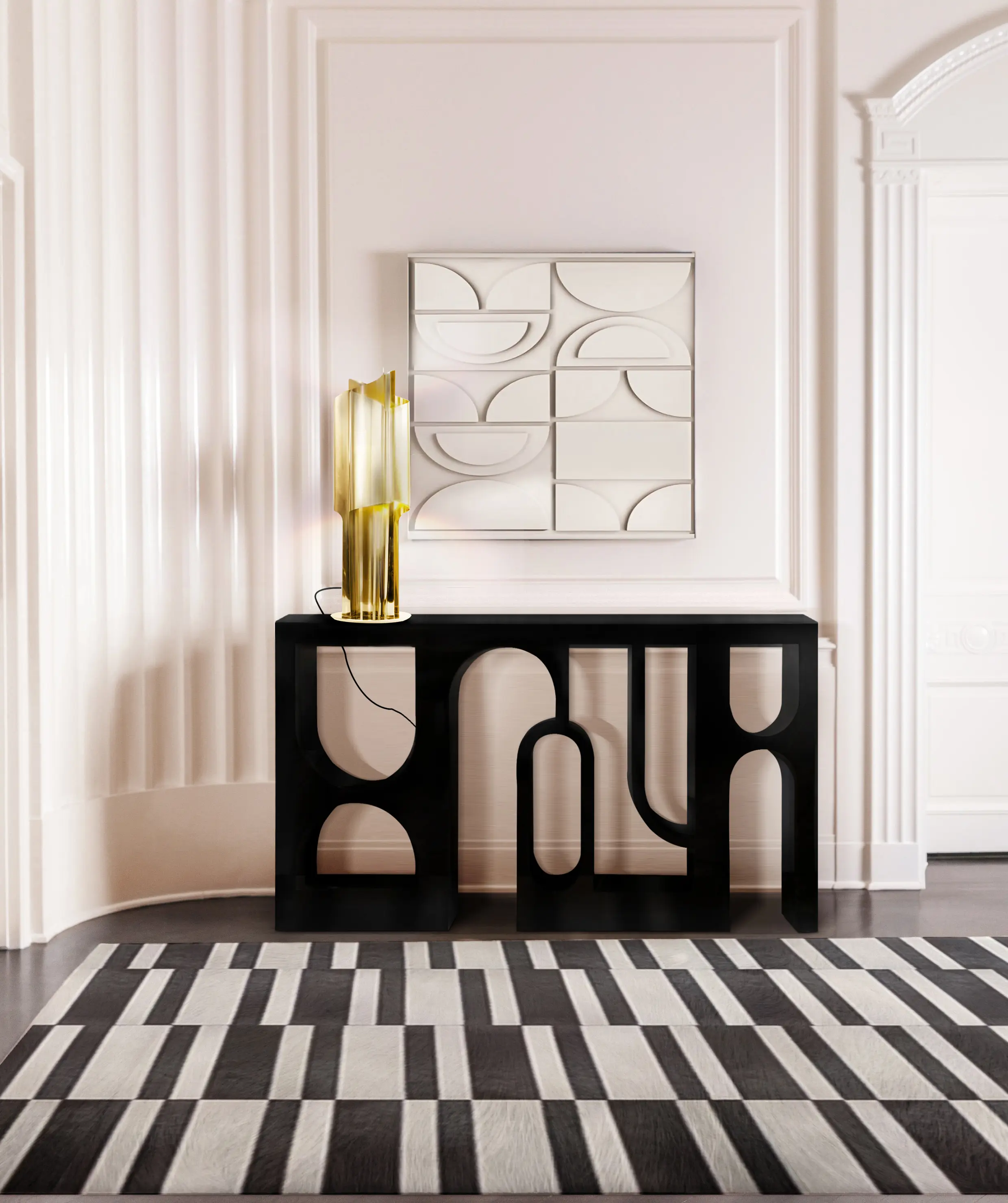 Glossy Black Premium Console