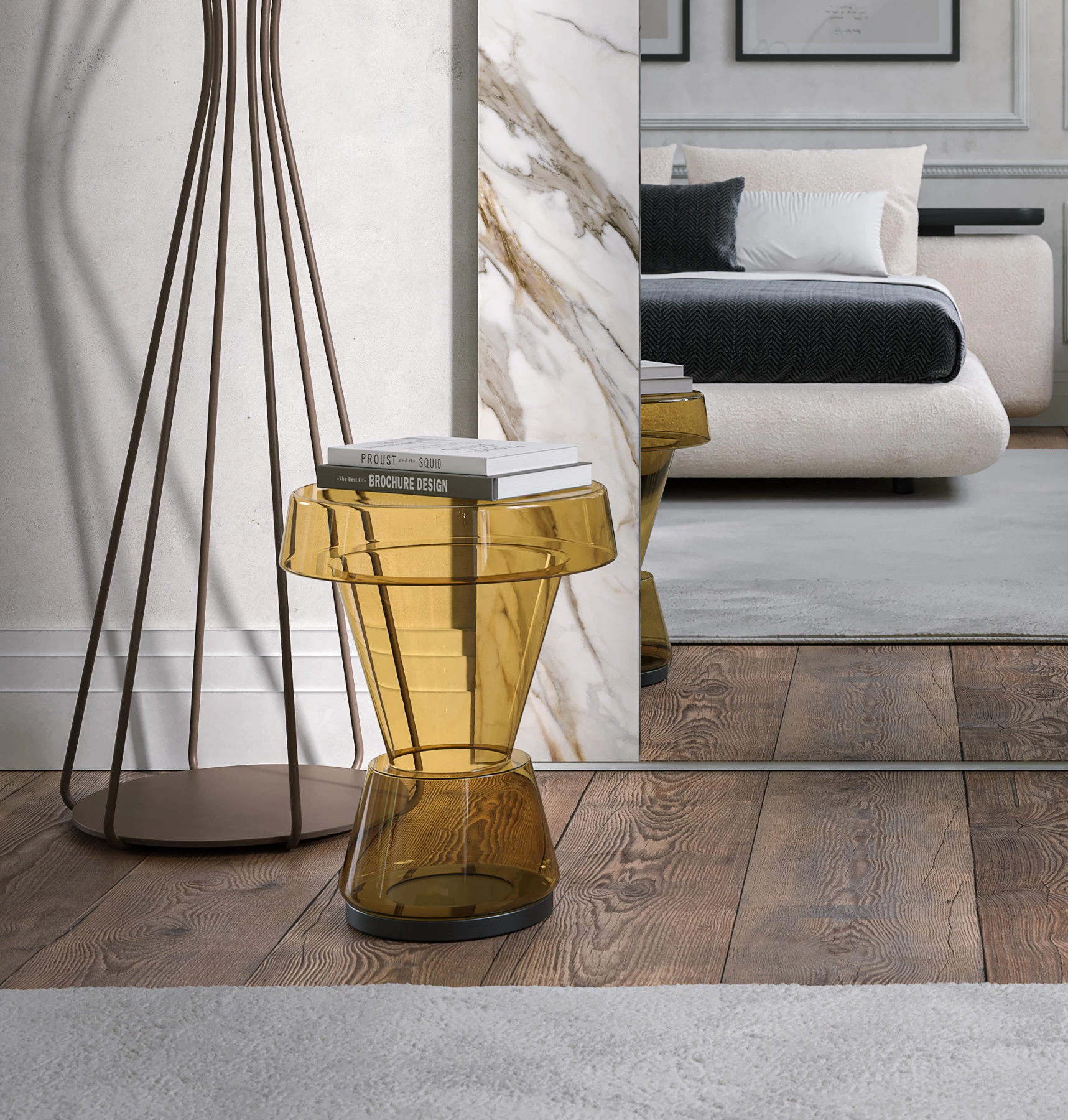 Giudecca Round Glass Coffee Table