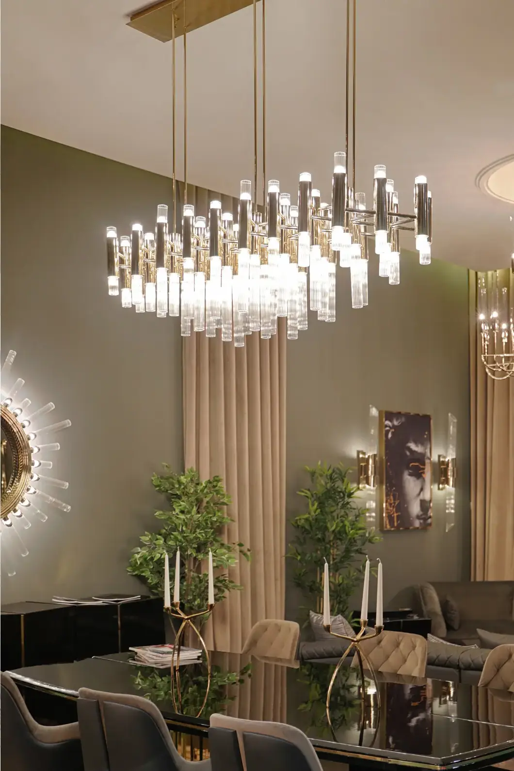 Waterfall Rectangular Suspension - 9