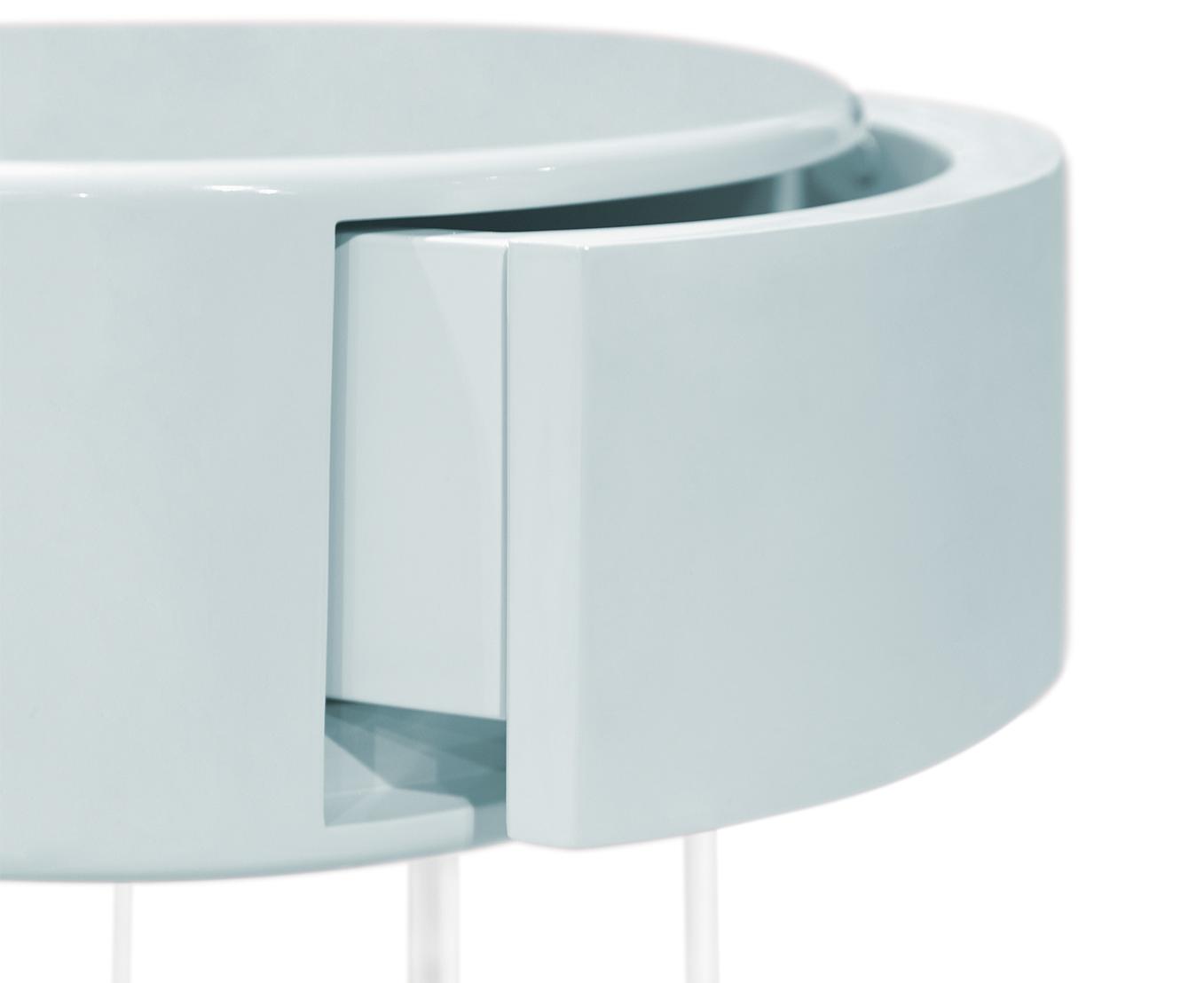 Nimbus Blue Bedside Table