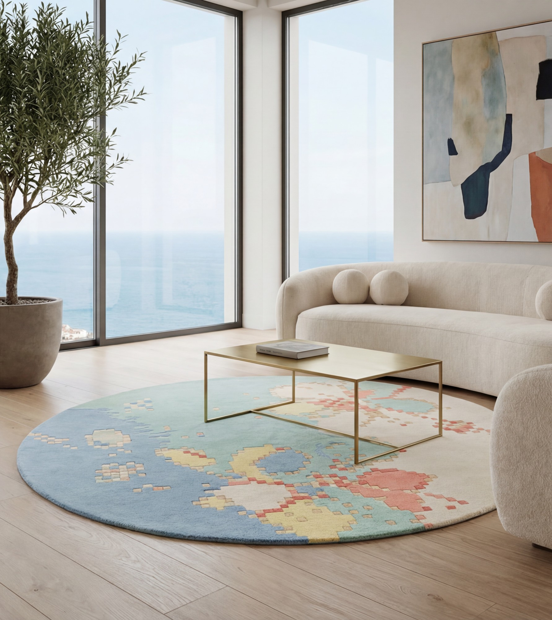 Sky Blossom Rug
