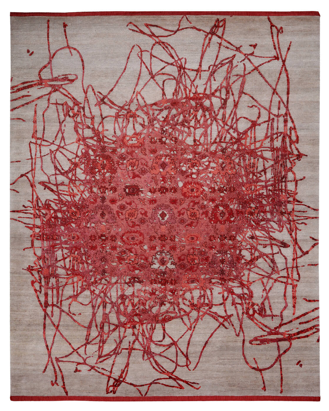 Bidjar Muted 2 Red Rug ☞ Size: 250 x 300 cm