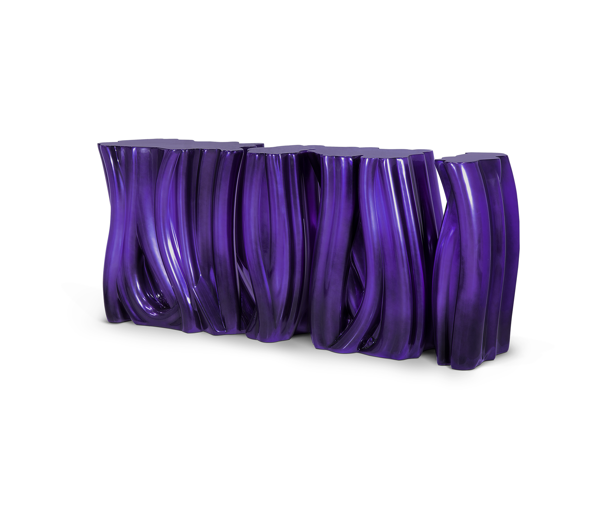 Monochrome Purple Designer Sideboard