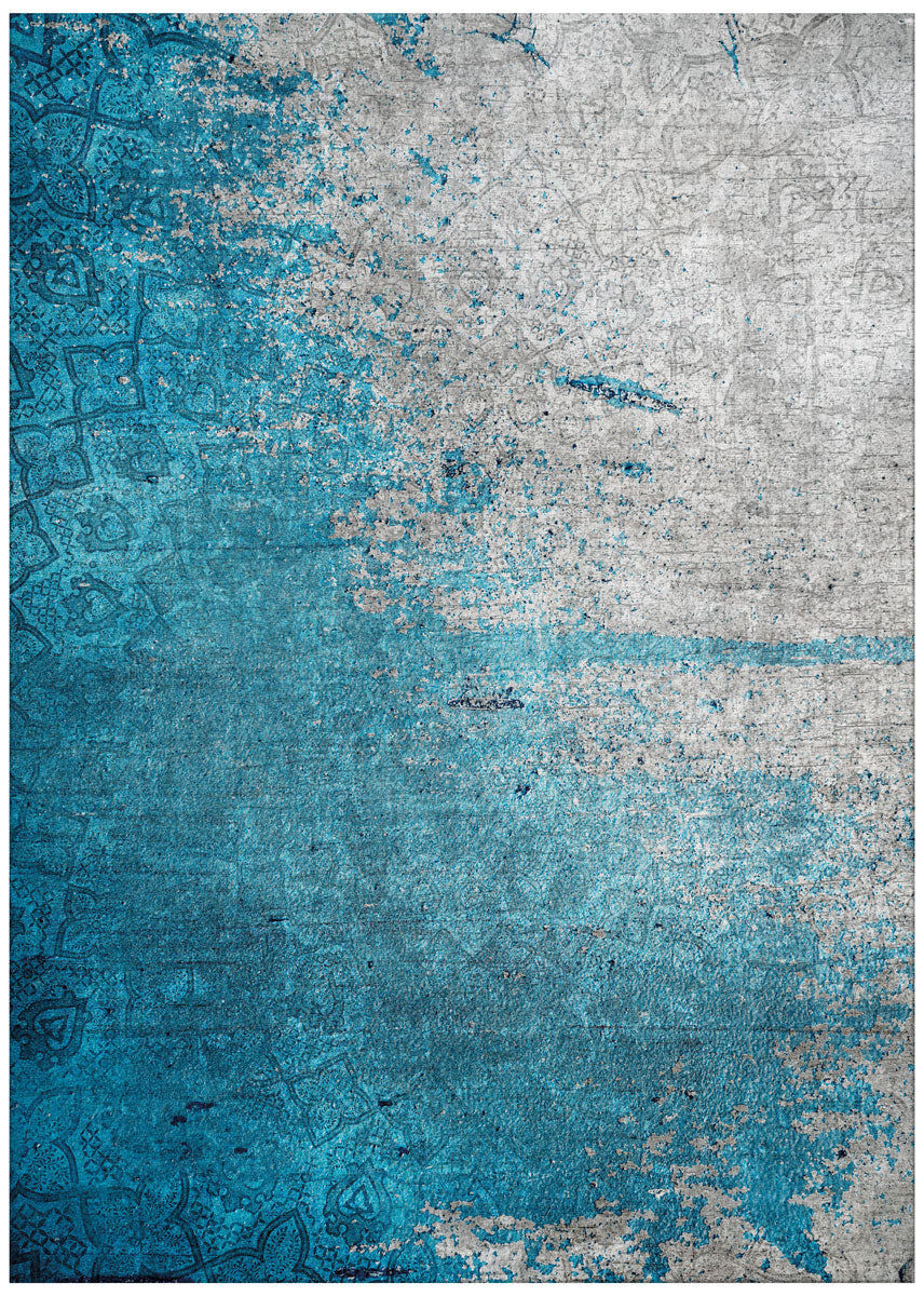 Concours Sabalan Teal Rug