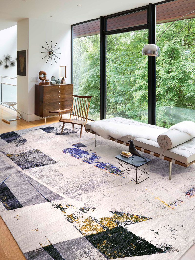 Original Grey Hand-Woven Rug