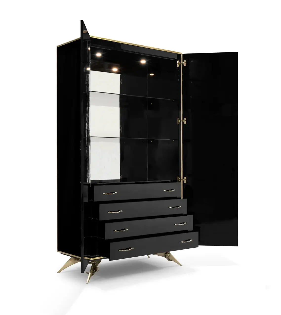 Mirage Lacquer Armoire