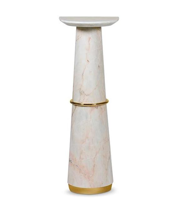 Marble Pedestal Table