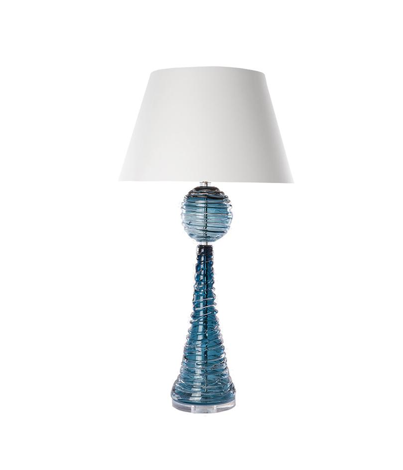 Muffy Table Lamp Steel Blue