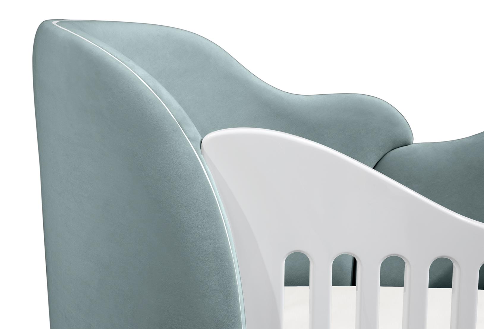 Lullaby Dream Blue Crib