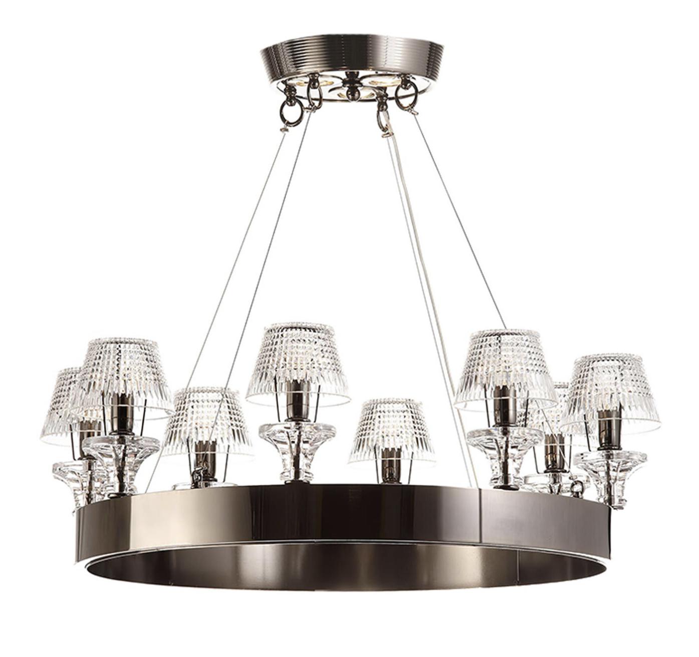 Chandelier with Crystal Shades