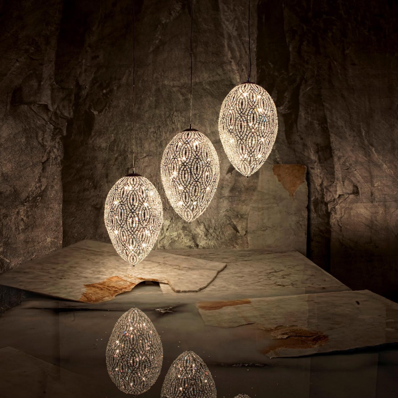 Arabesque Egg Designer Chandelier