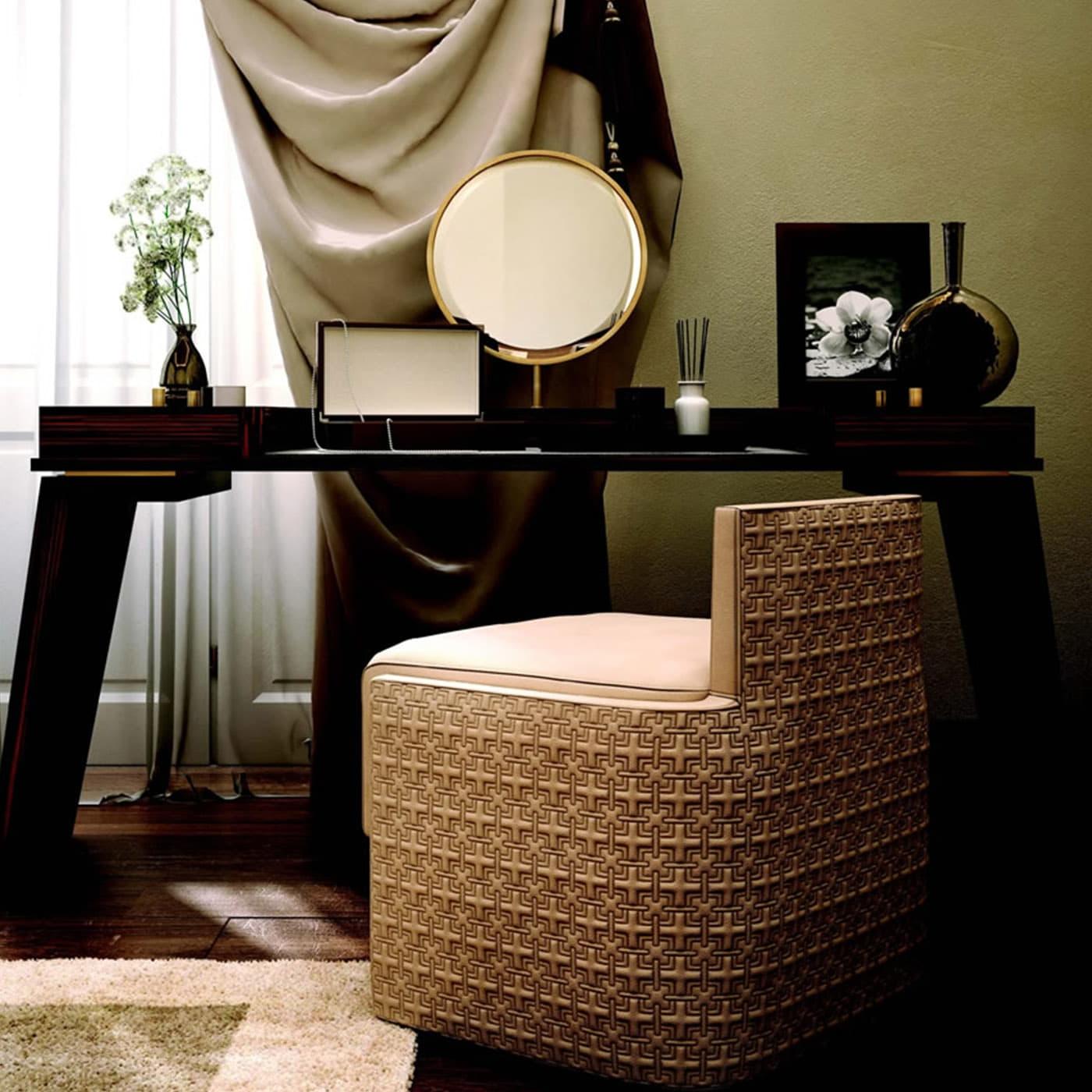 Plaza Beige Italian Armchair