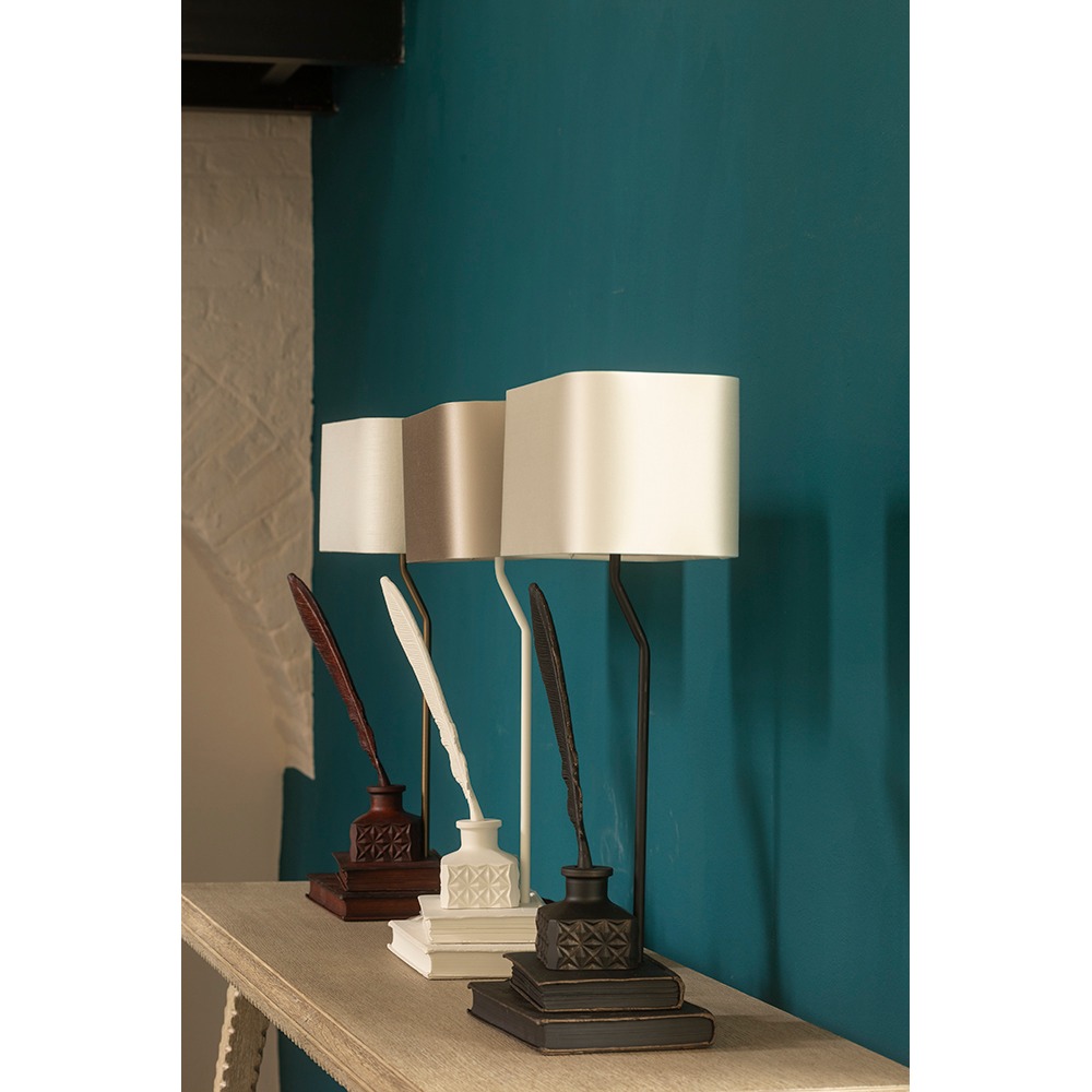 Tom Table Lamp Leather Finish