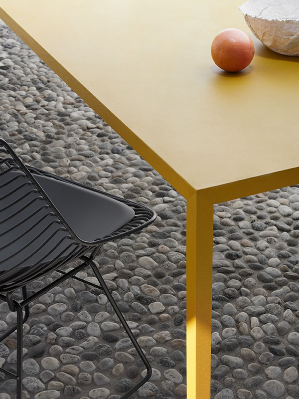 Tense Outdoor Table ☞ Colour: Reconstructed Stone White Calce X131