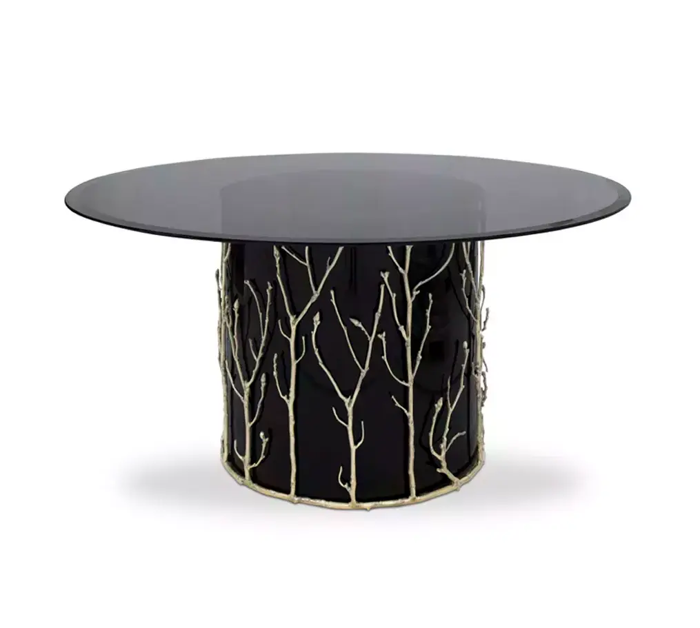 Elowen Glass Top Dining Table