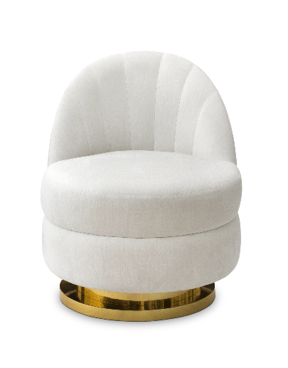 Gavin White Single Sofa