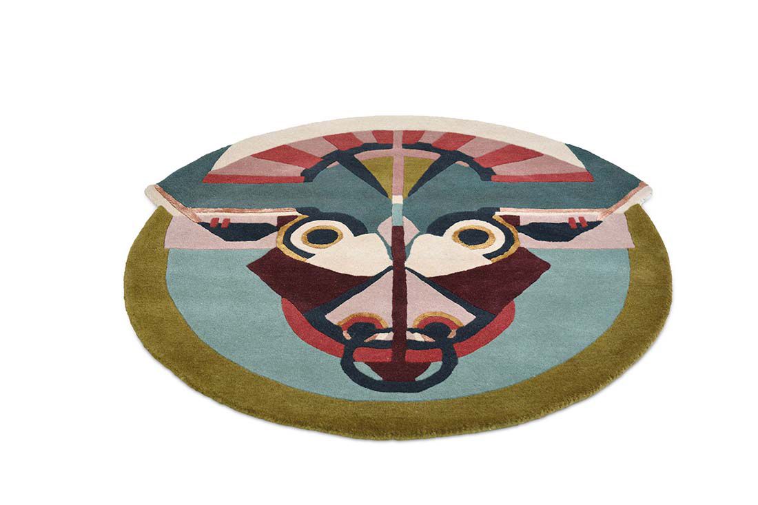 Zodiac Taurus Circle 161205 Round Rug