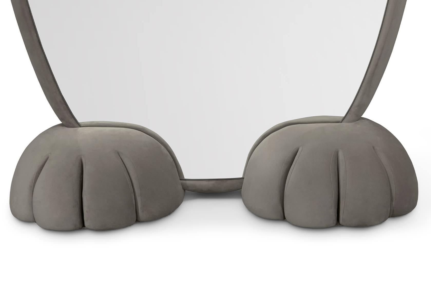 Rabbit Wonderland Grey Mirror