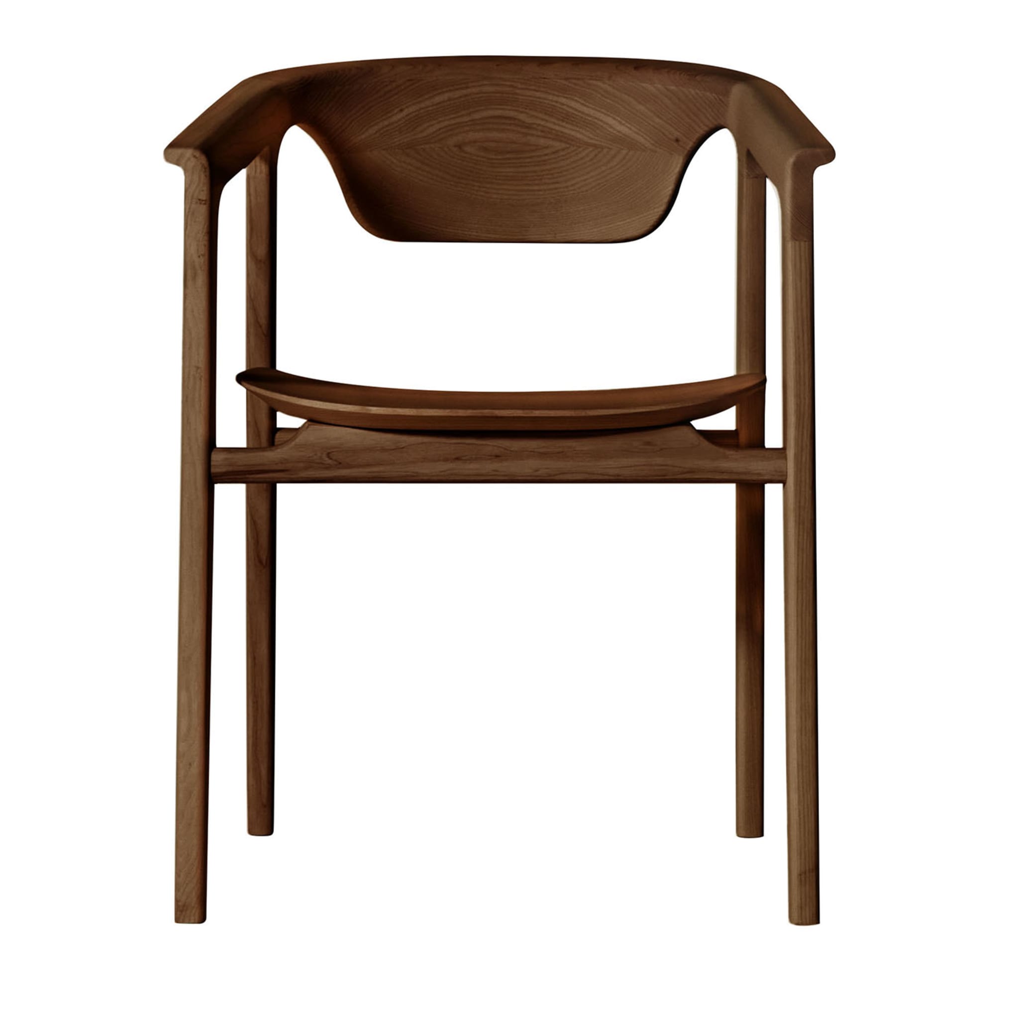 Duna Premium Brown Ash Chair Crafted in Italy