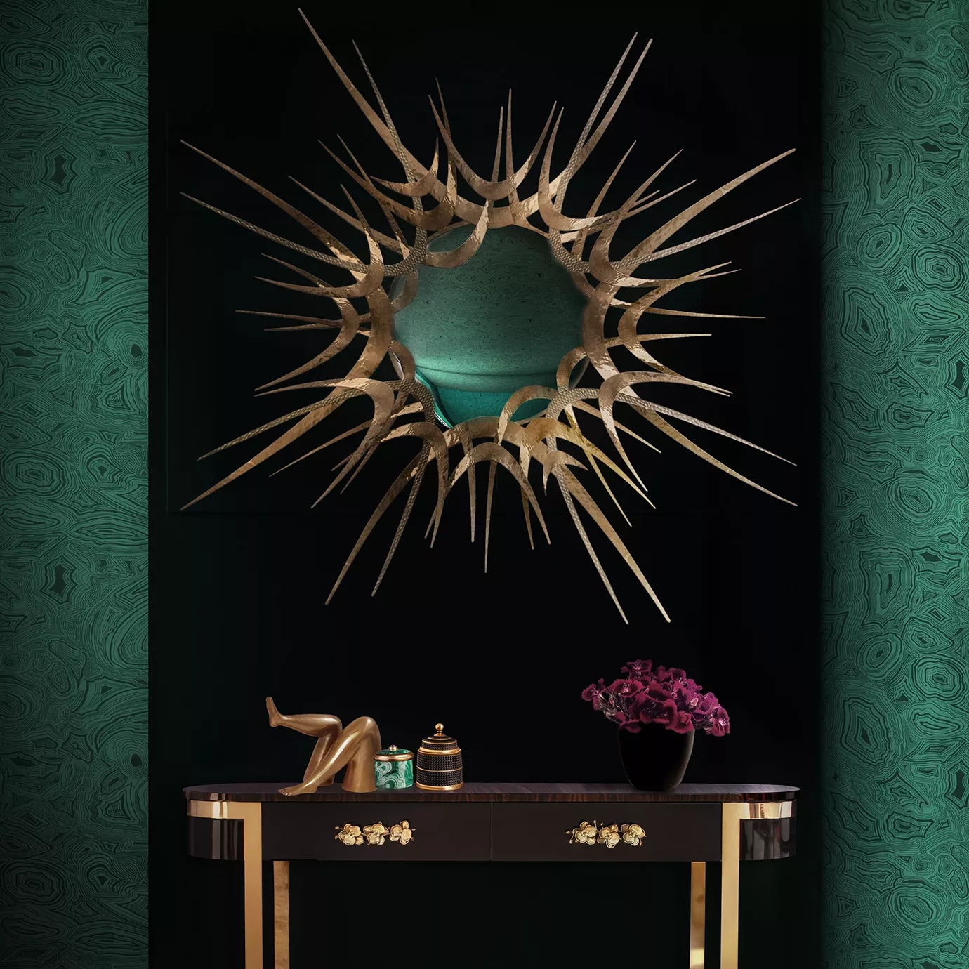 Gilded Wall Mirror