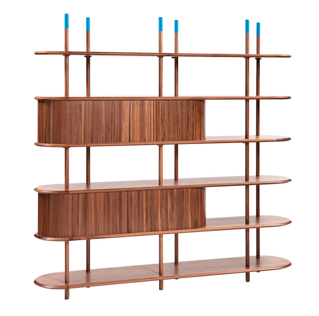 Canaletto Walnut Modular Bookcase