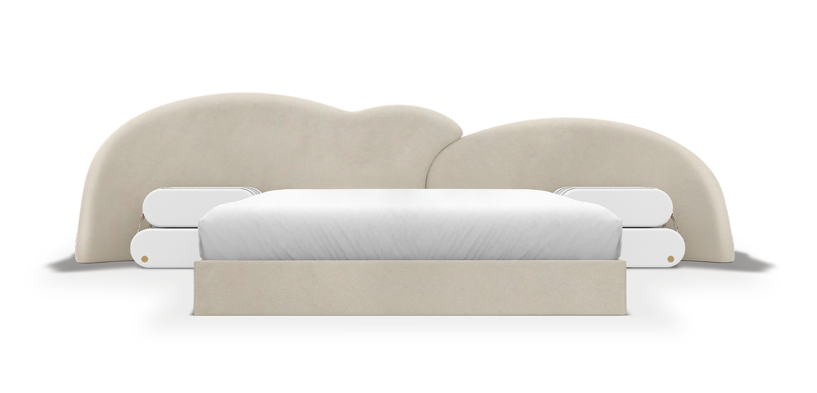 Fluffy Sky 2 Beige Children's Bed