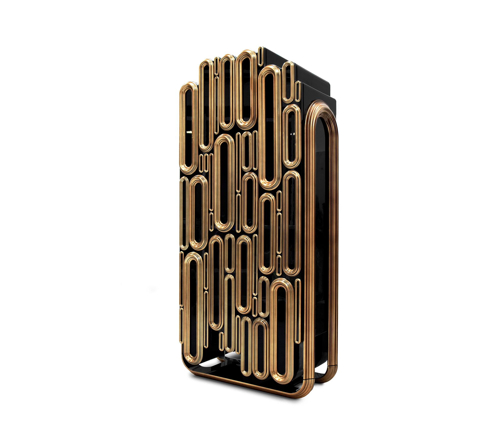 Ellipse Gold Designer Cabinet