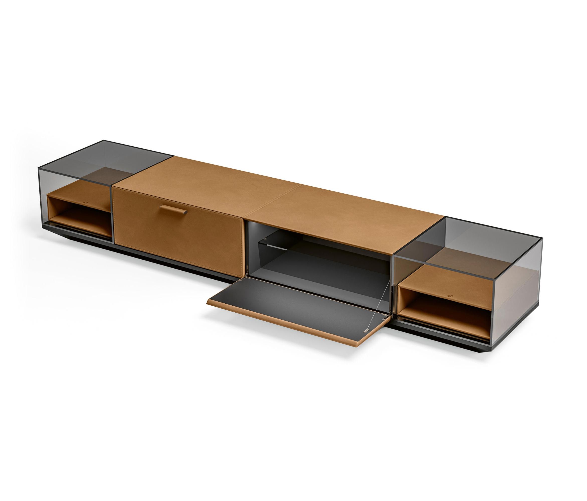 Luxurious Leather TV Stand | Dimensions: W 260 cm