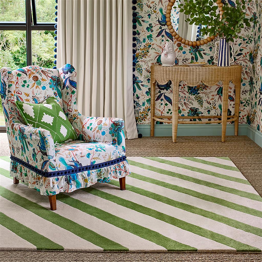 Paper Straw Peridot Rug