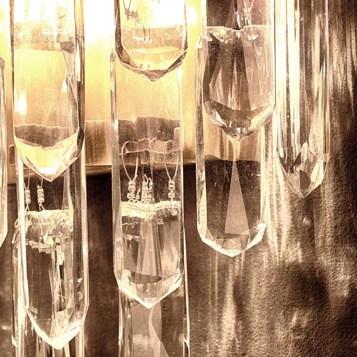 Brass Stream Wall Light
