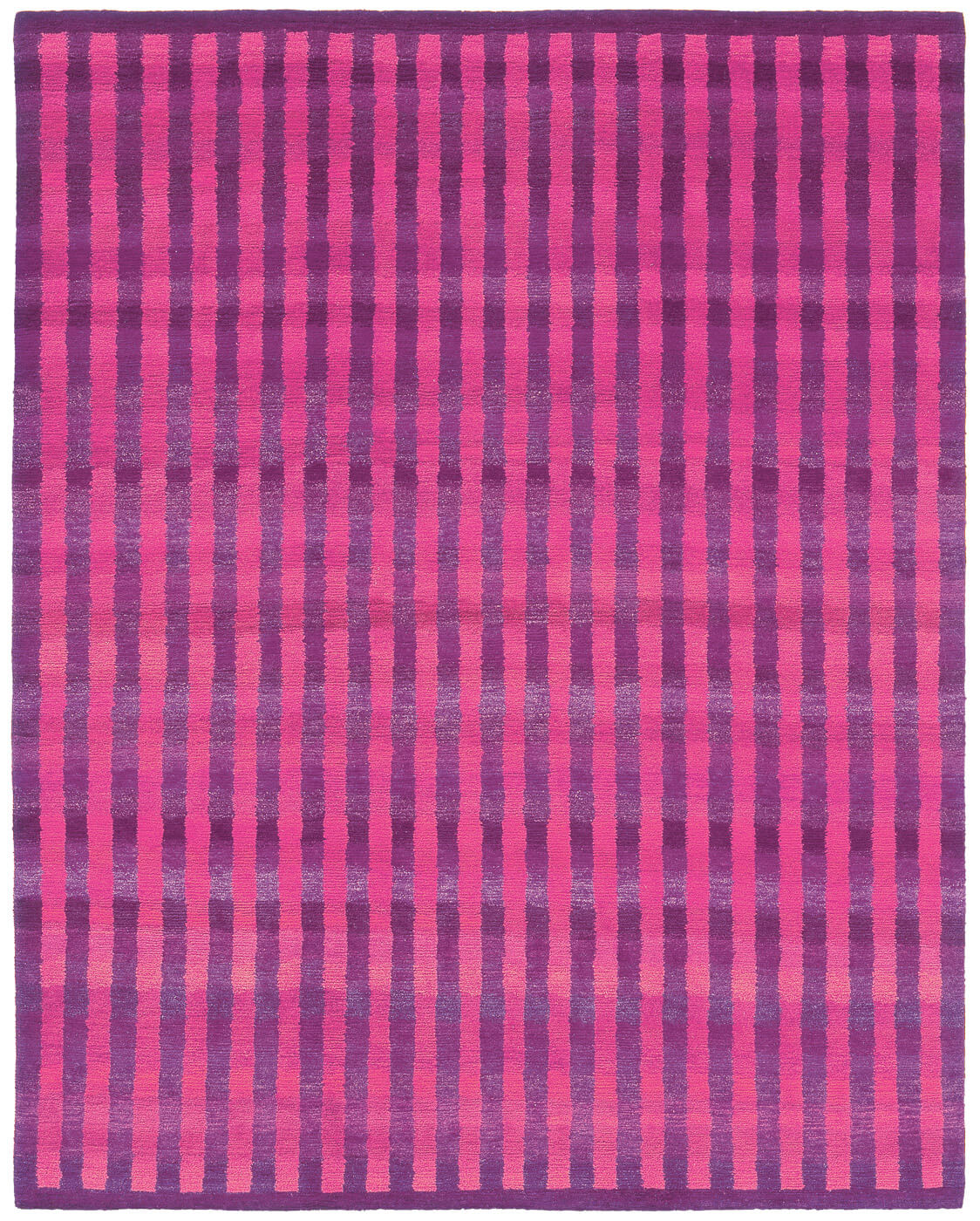 Gama Vertical Stripes Pink Rug ☞ Size: 200 x 300 cm