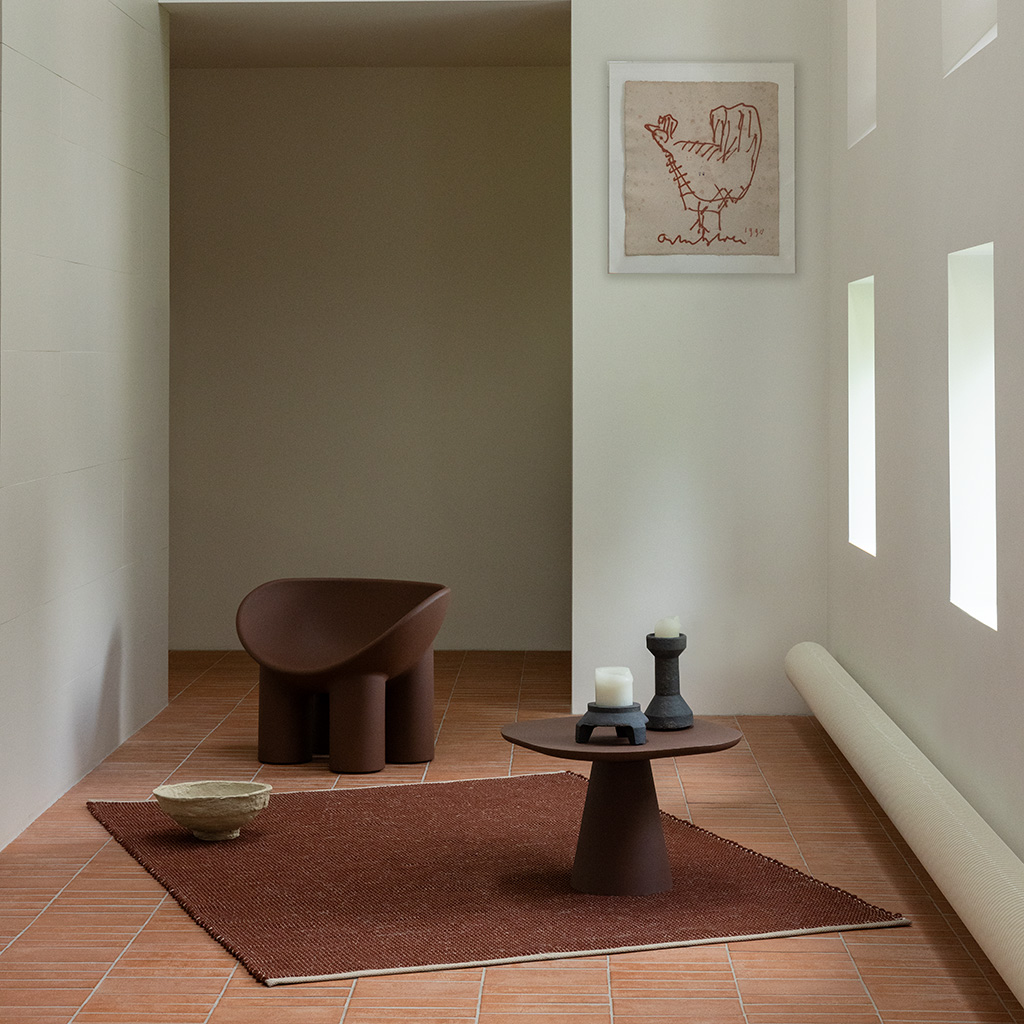 Frame Brick Rug