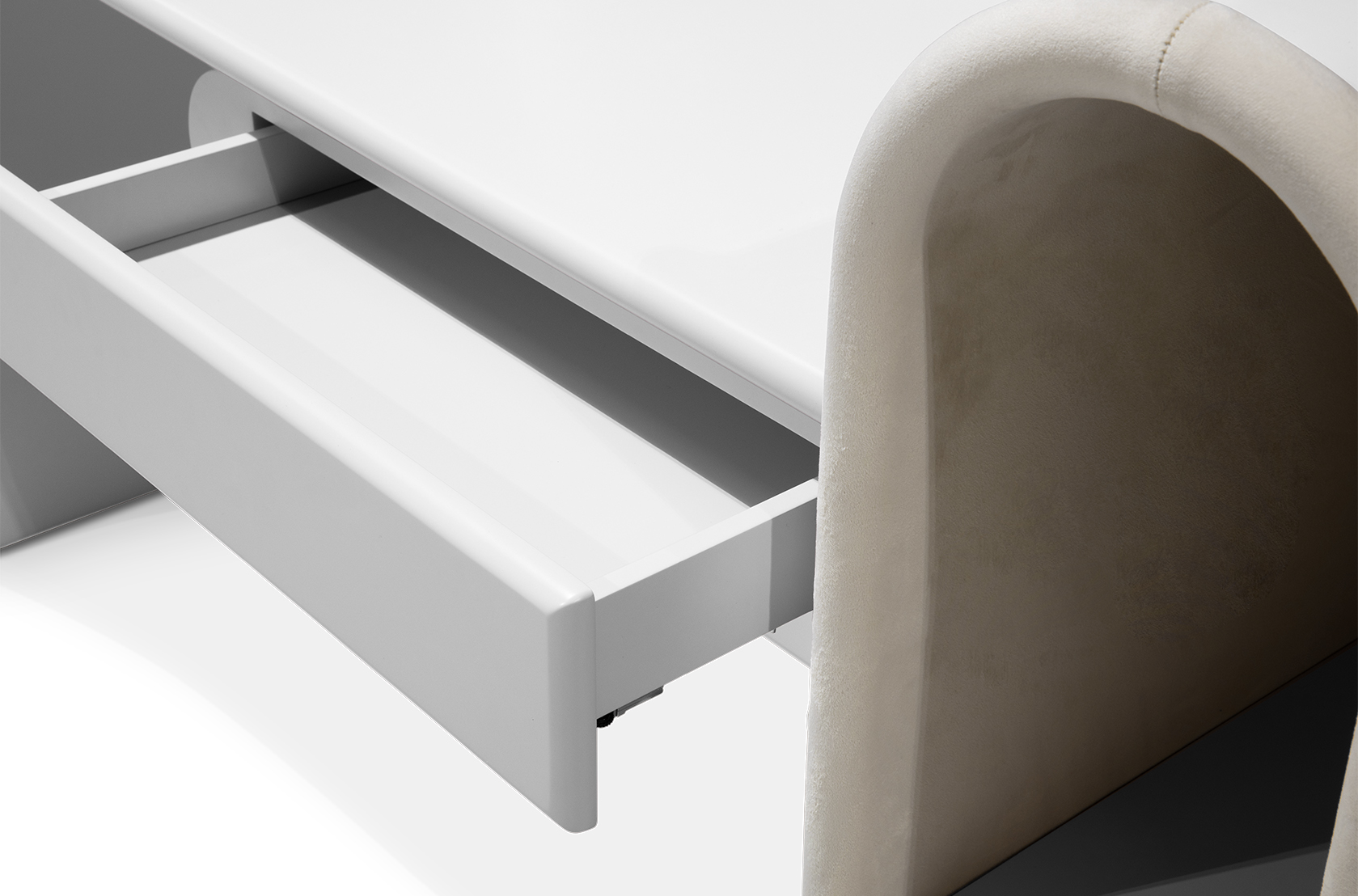 Candy Pop White Vanity Table