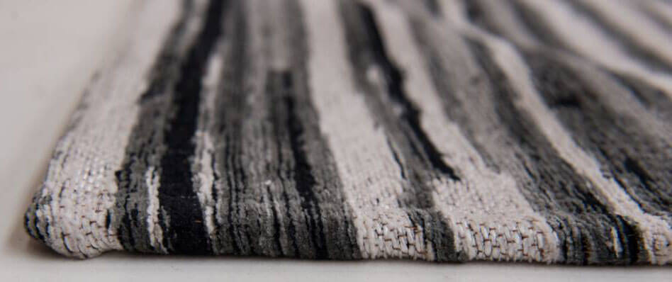 Grey Stripes Rug ☞ Size: 230 x 330 cm