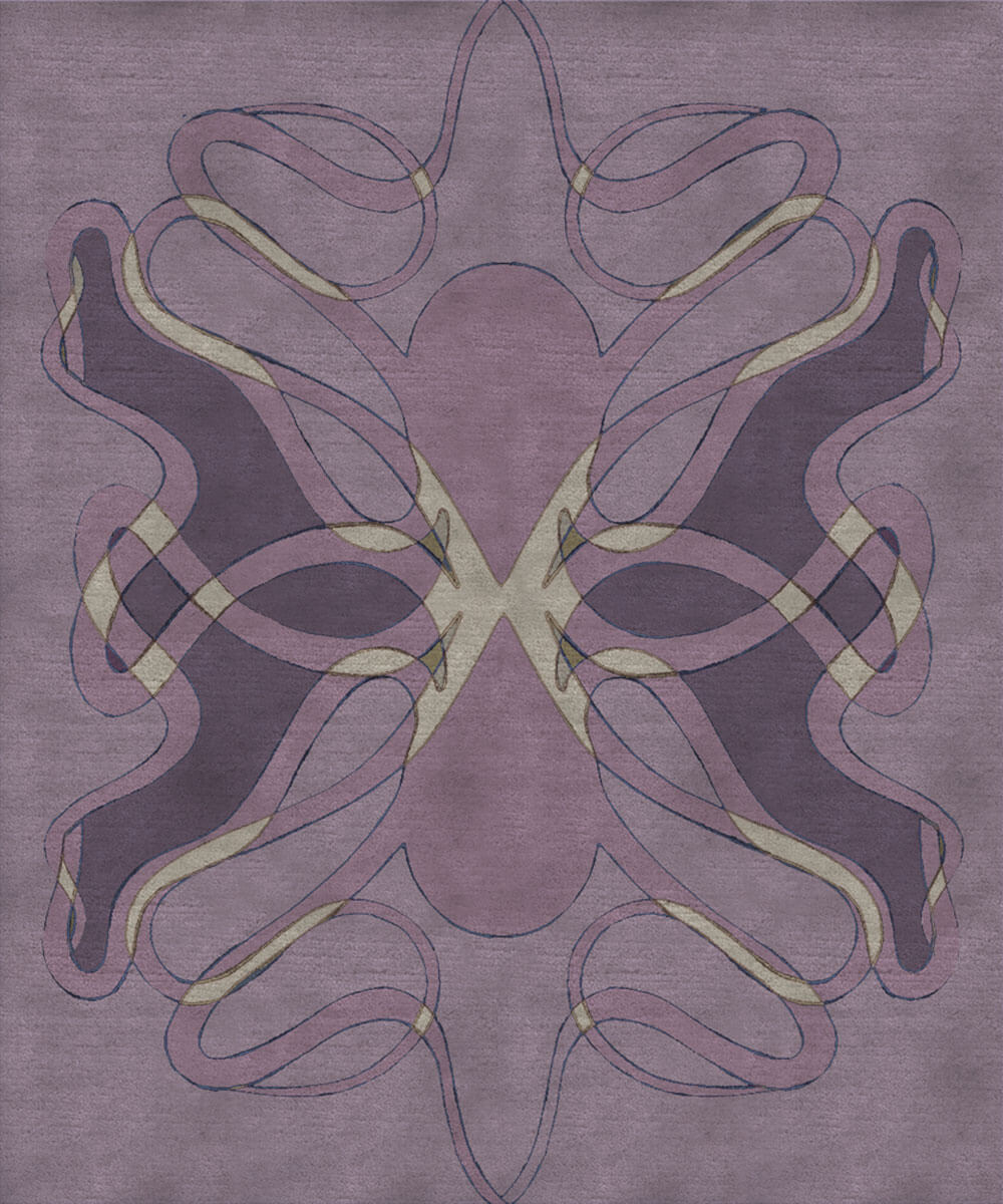 La Digue Lilac Rug ☞ Size: 270 x 360 cm