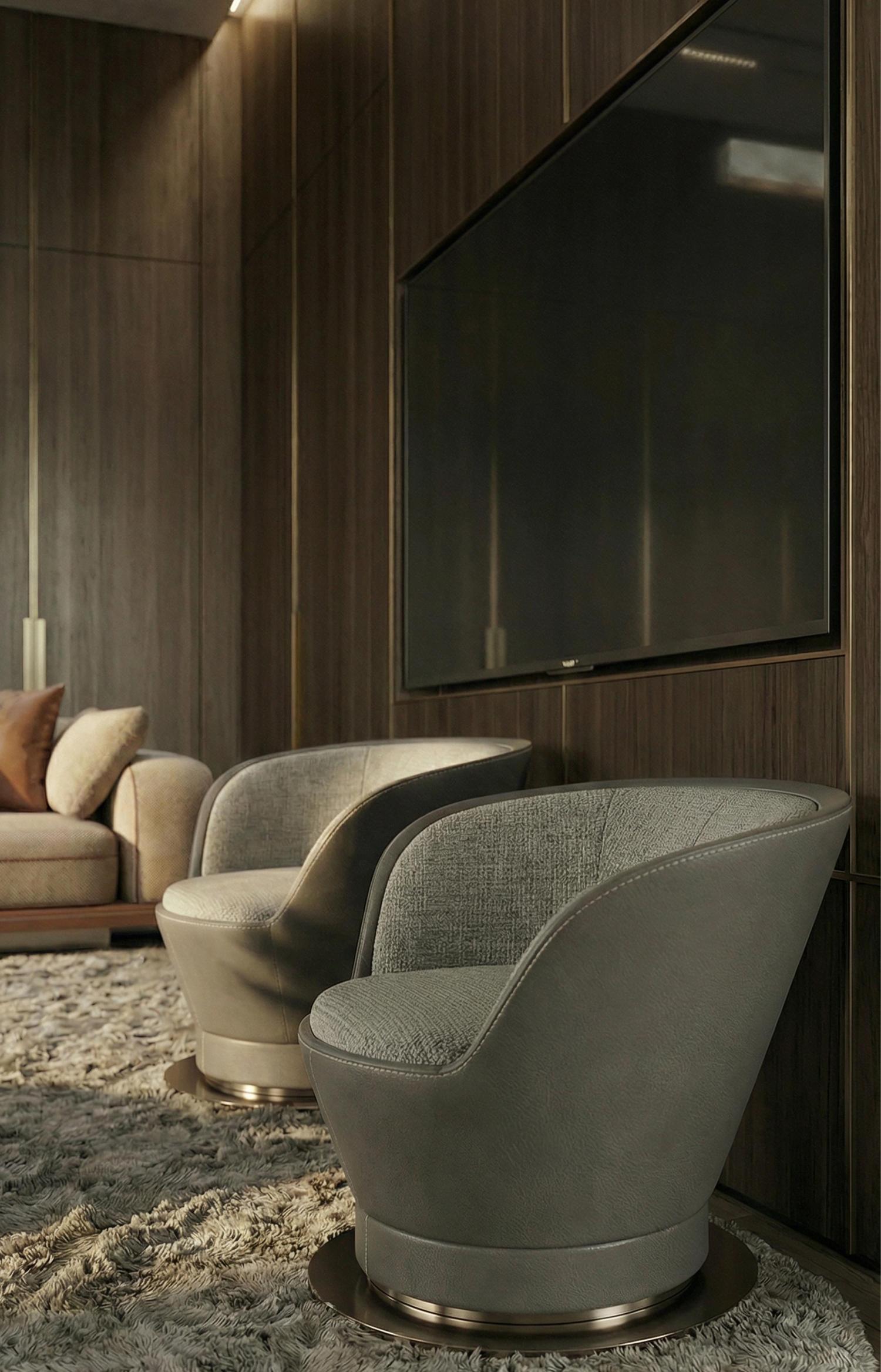 Aura Swivel Lounge Chair