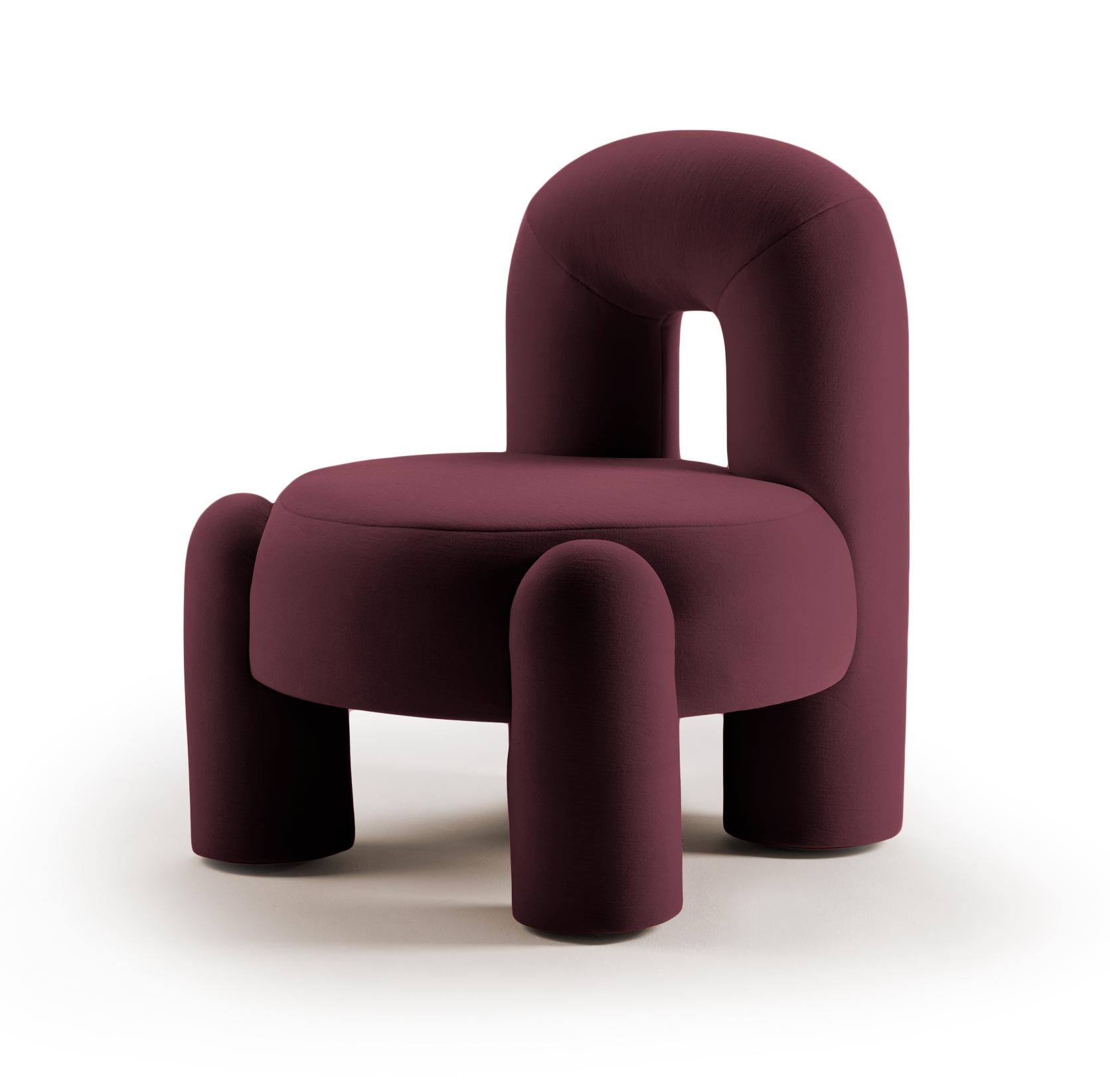 Marlon Purple Armchair