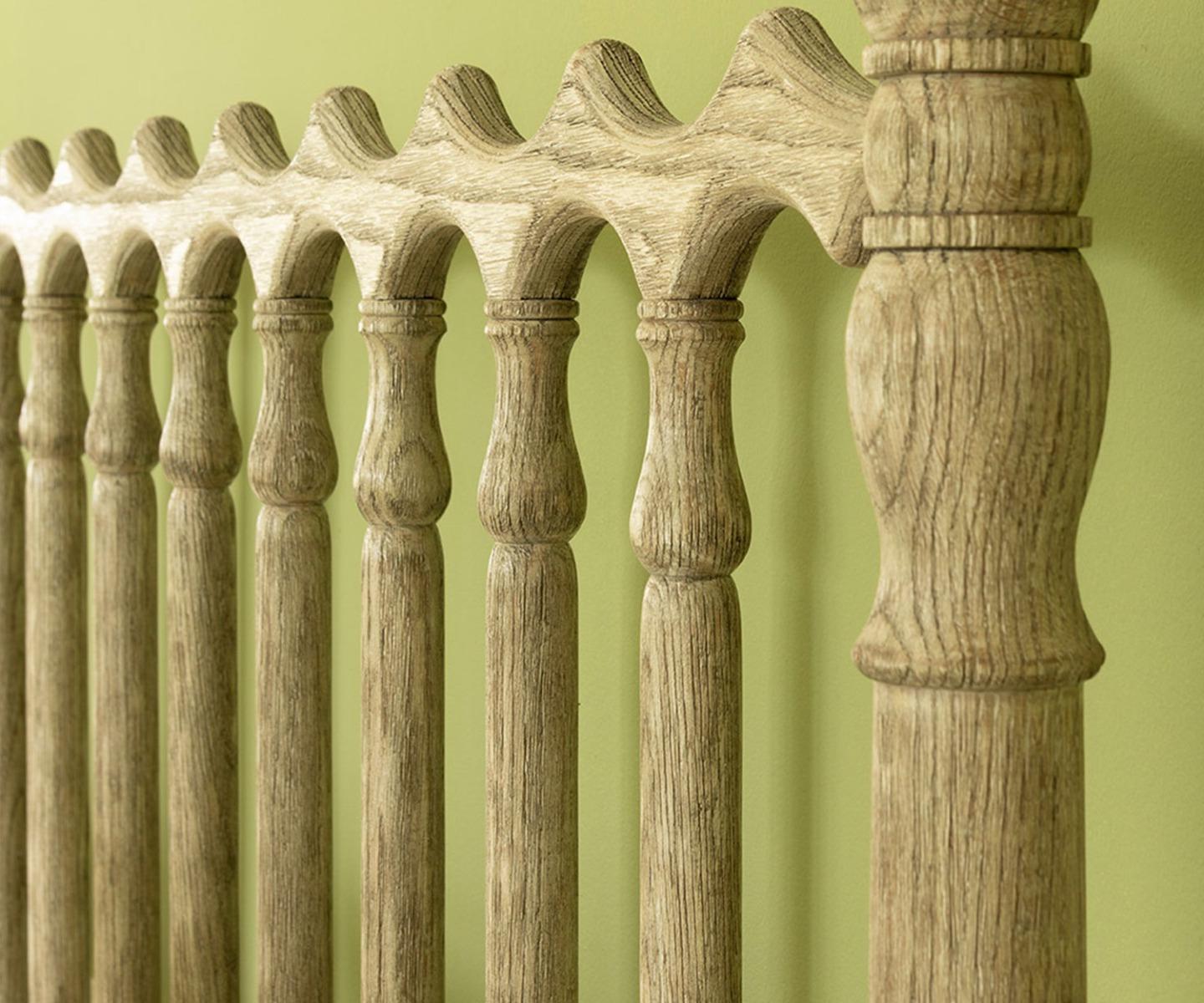 Morris King Bed Greyed Oak