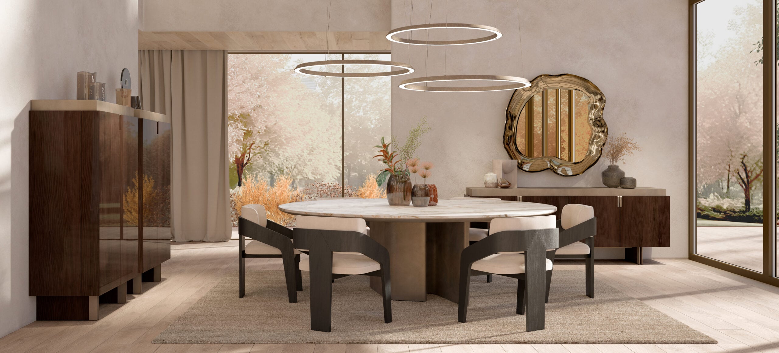 Round Dining Table