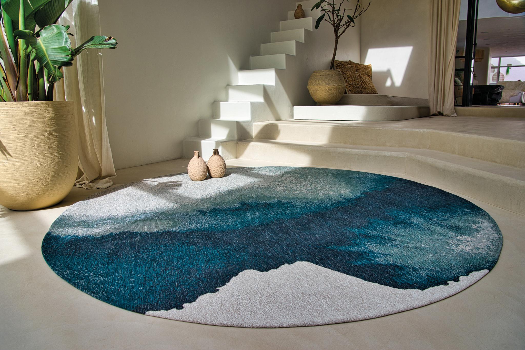 Inkjet 9332 Round Rug