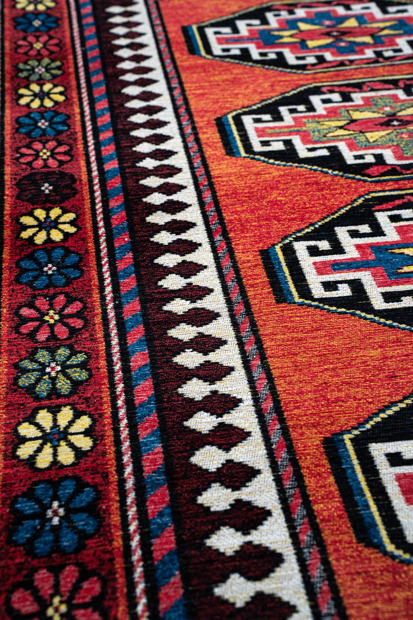 Red Mix 9844 Rug